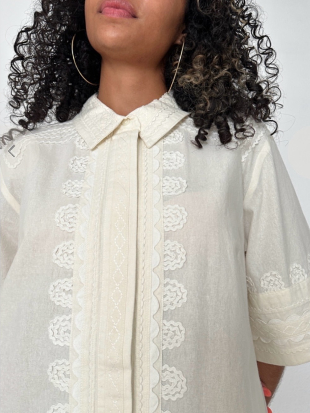 SEA New York Mini Shirt Dress - Picture 2 of 9